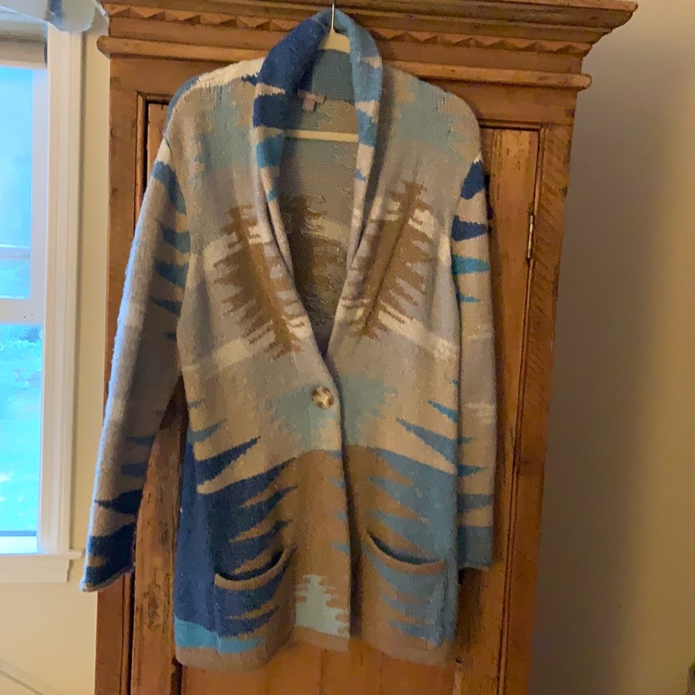 Women’s cardigan/coat sweater. Jjill size large.